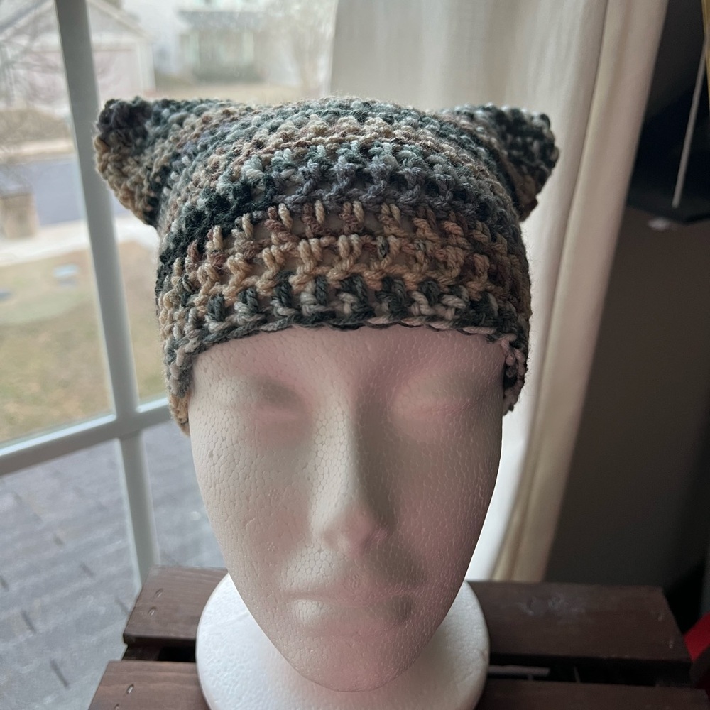 Multicolor Crochet Beanie Hat